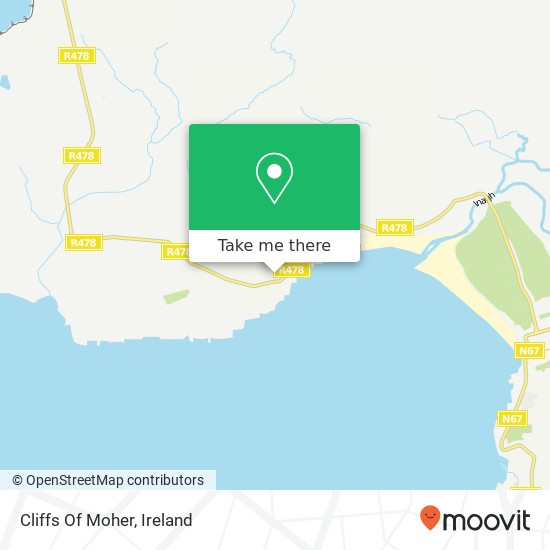 Cliffs Of Moher plan