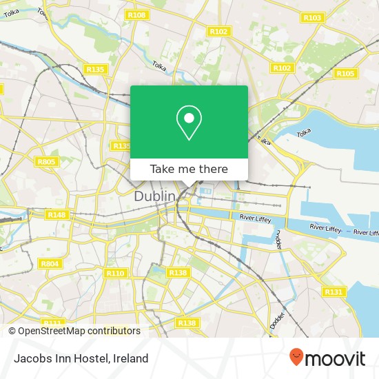 Jacobs Inn Hostel map