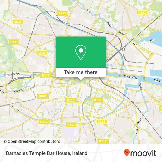 Barnacles Temple Bar House map