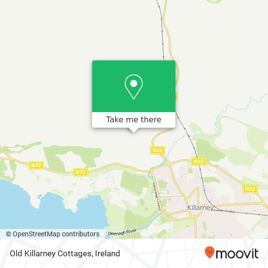Old Killarney Cottages map
