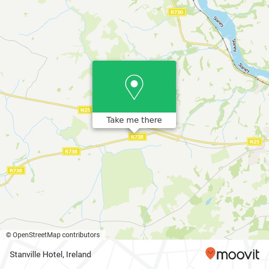 Stanville  Hotel map