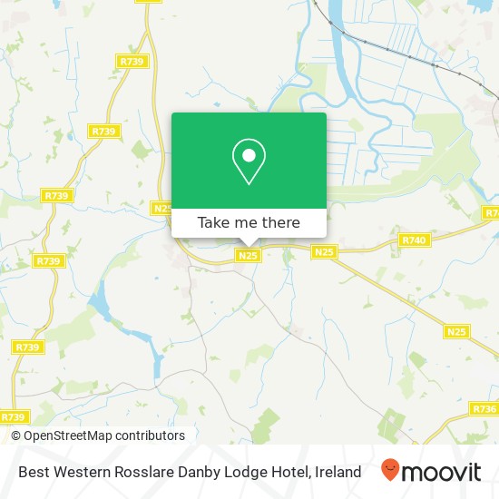 Best Western Rosslare Danby Lodge Hotel map