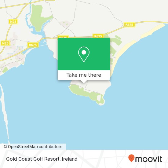 Gold Coast Golf Resort map