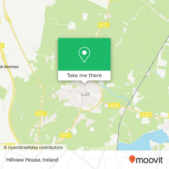 Hillview House map