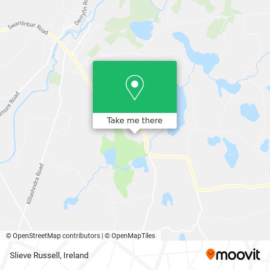 Slieve Russell map