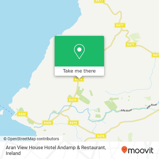 Aran View House Hotel Andamp & Restaurant map