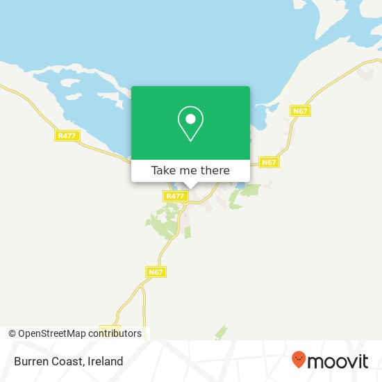 Burren Coast map