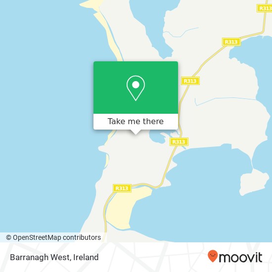 Barranagh West map