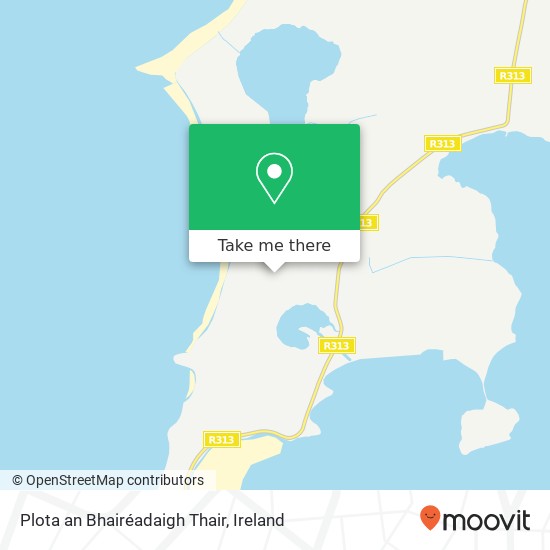 Plota an Bhairéadaigh Thair map