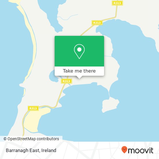 Barranagh East map