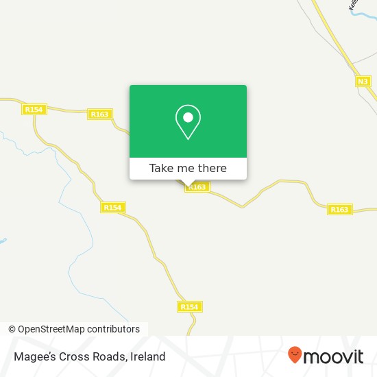 Magee’s Cross Roads map