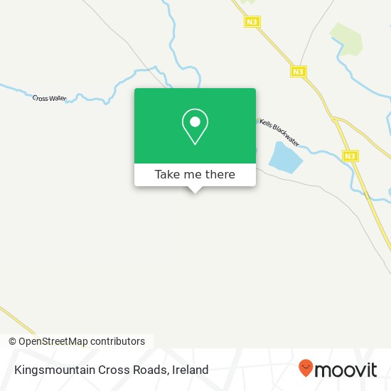 Kingsmountain Cross Roads map