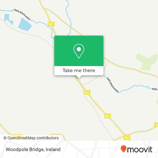 Woodpole Bridge map