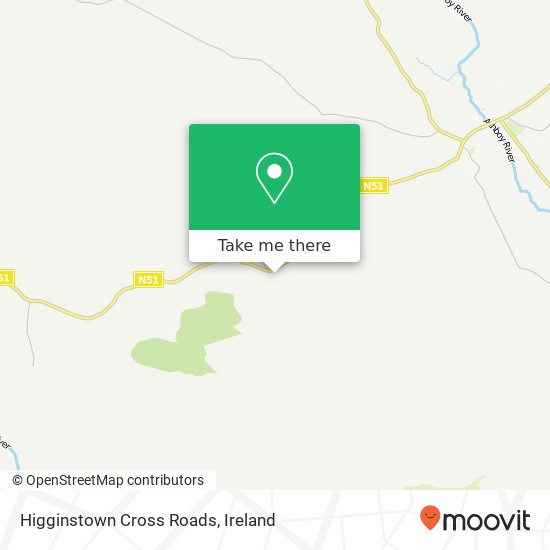 Higginstown Cross Roads map