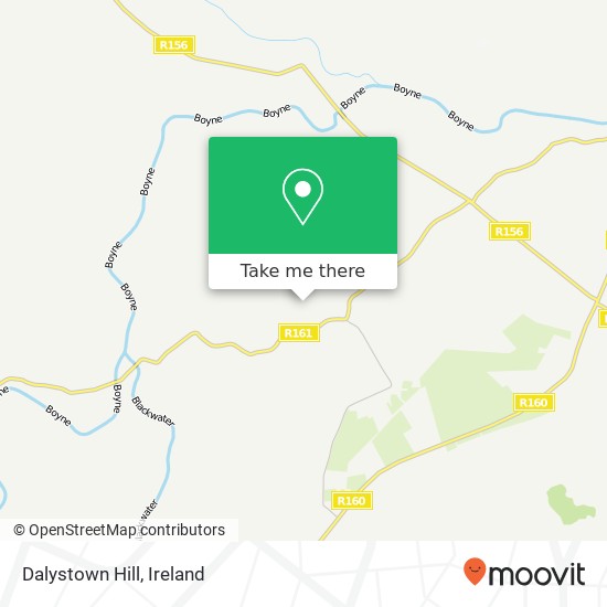 Dalystown Hill map