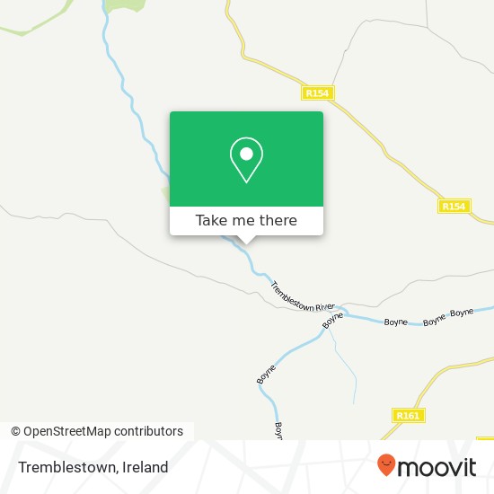 Tremblestown map