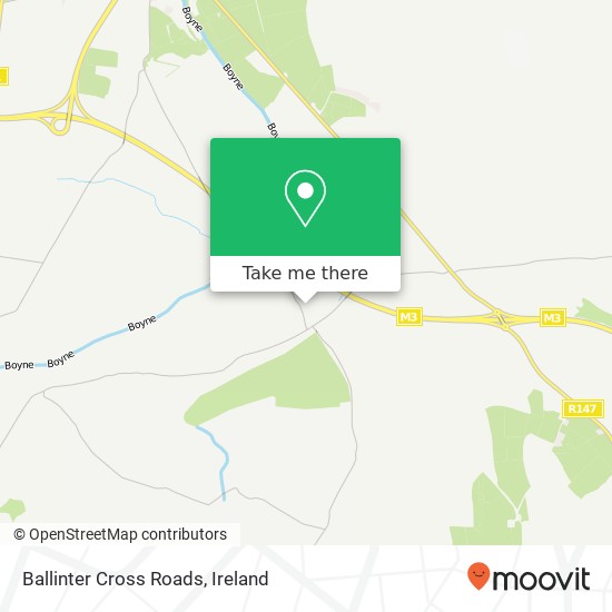 Ballinter Cross Roads map