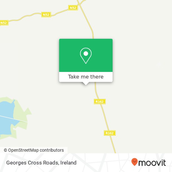 Georges Cross Roads map