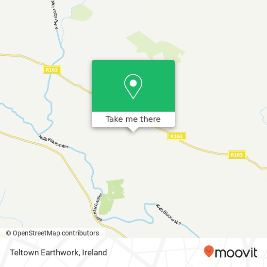 Teltown Earthwork map