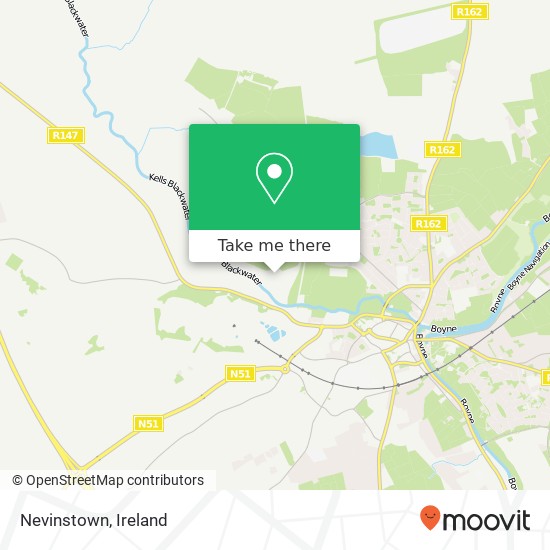 Nevinstown map