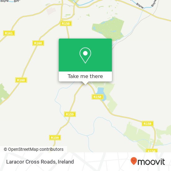 Laracor Cross Roads map