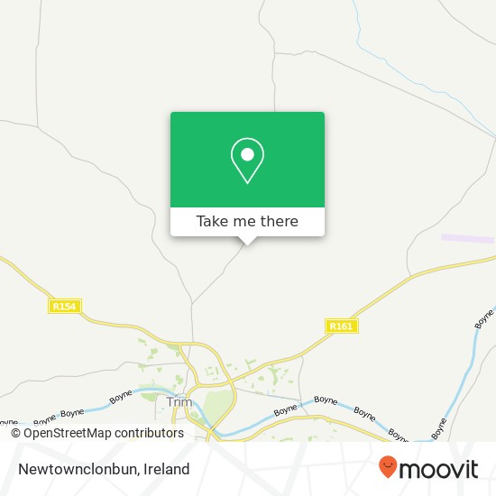 Newtownclonbun map