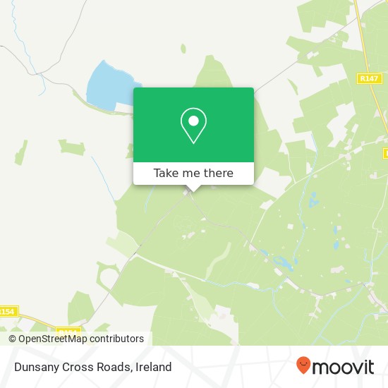 Dunsany Cross Roads map