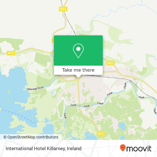 International Hotel Killarney plan