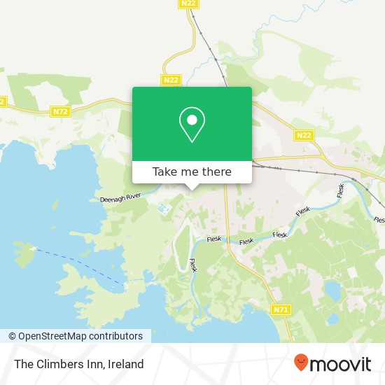 The Climbers Inn map