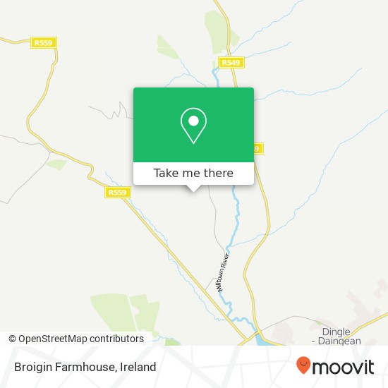 Broigin Farmhouse map