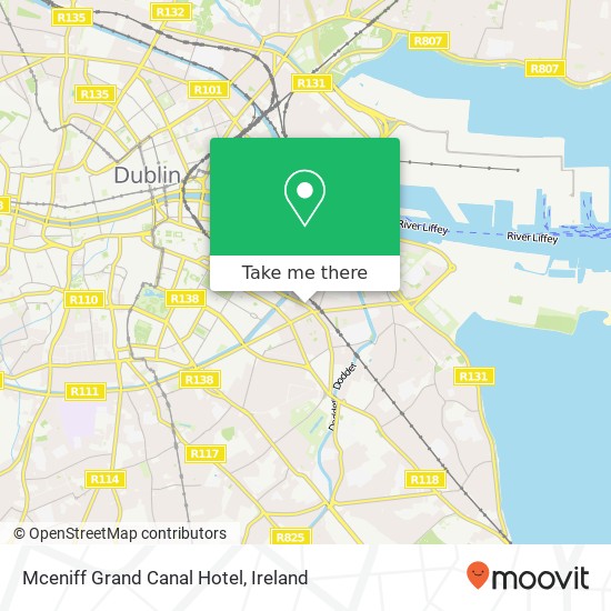 Mceniff Grand Canal Hotel map