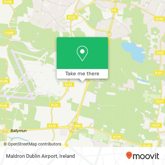 Maldron Dublin Airport map