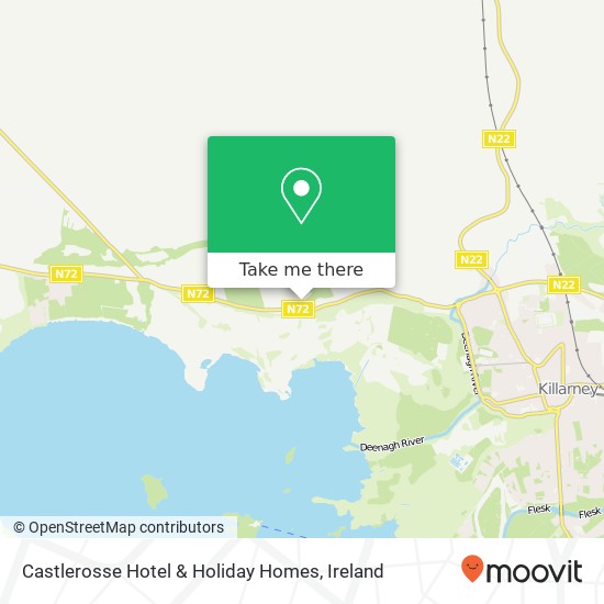 Castlerosse Hotel & Holiday Homes map