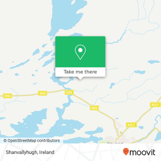 Shanvallyhugh map