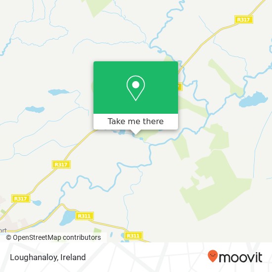 Loughanaloy map