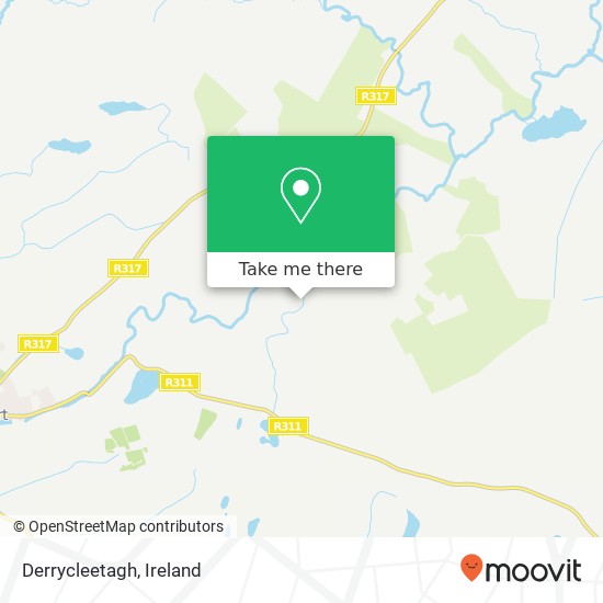 Derrycleetagh map