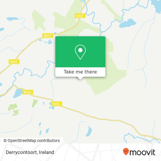 Derrycontoort map