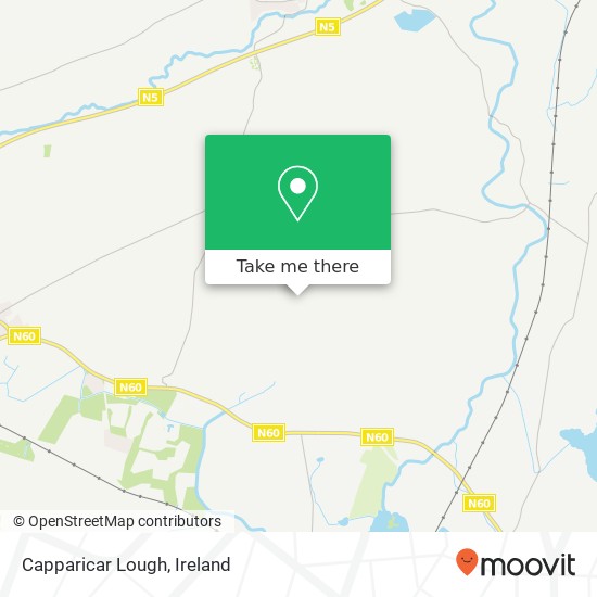 Capparicar Lough map
