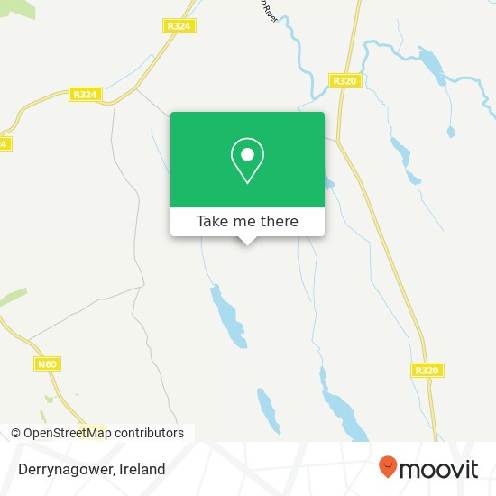 Derrynagower map