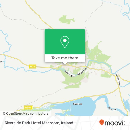 Riverside Park Hotel Macroom map