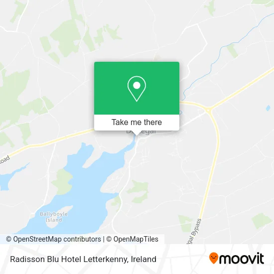 Radisson Blu Hotel Letterkenny map