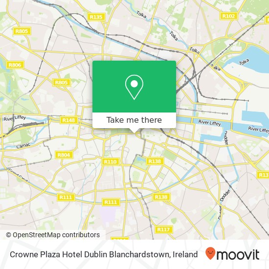 Crowne Plaza Hotel Dublin Blanchardstown plan