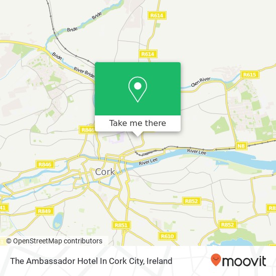 The Ambassador Hotel In Cork City plan