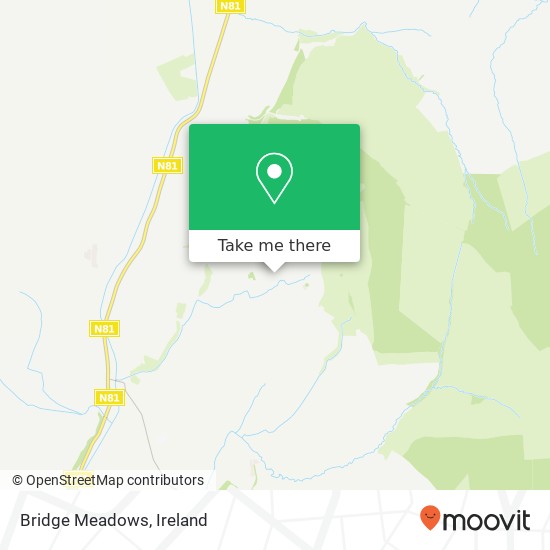 Bridge Meadows map