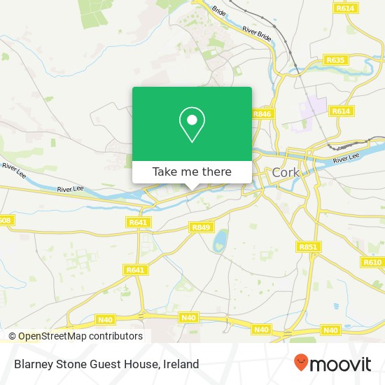 Blarney Stone Guest House map