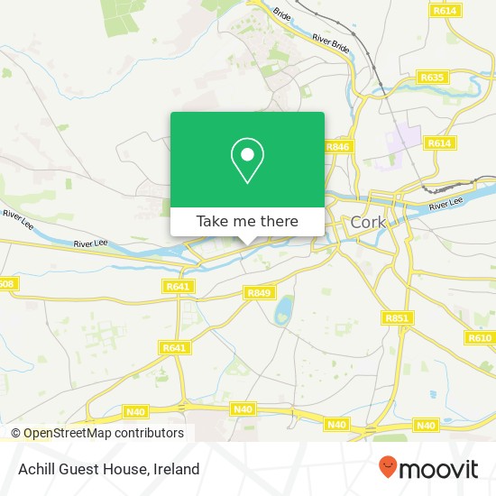Achill Guest House map