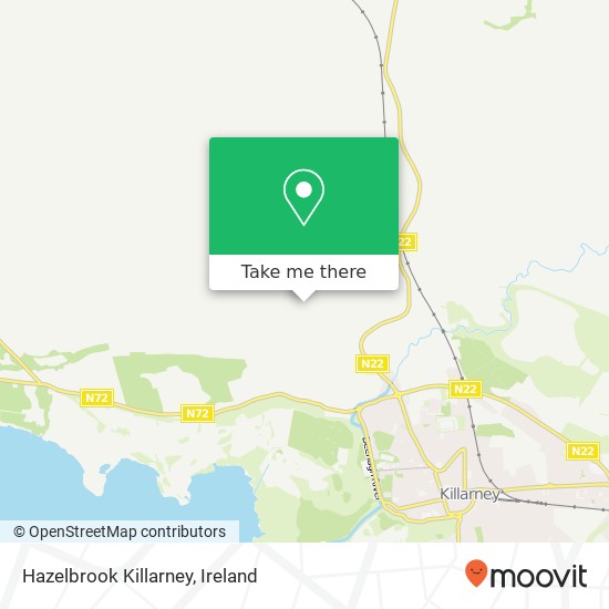 Hazelbrook Killarney map