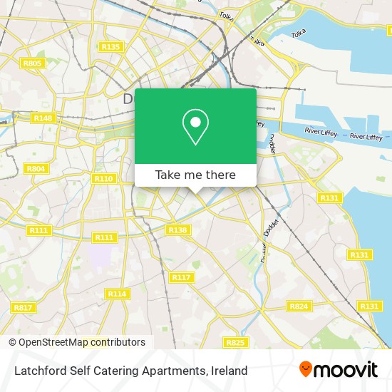 Latchford Self Catering Apartments map
