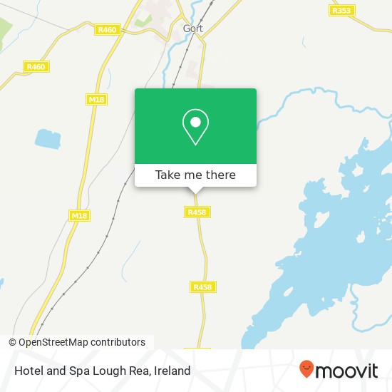 Hotel and Spa Lough Rea map