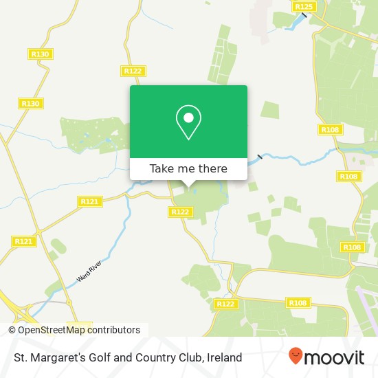 St. Margaret's Golf and Country Club map